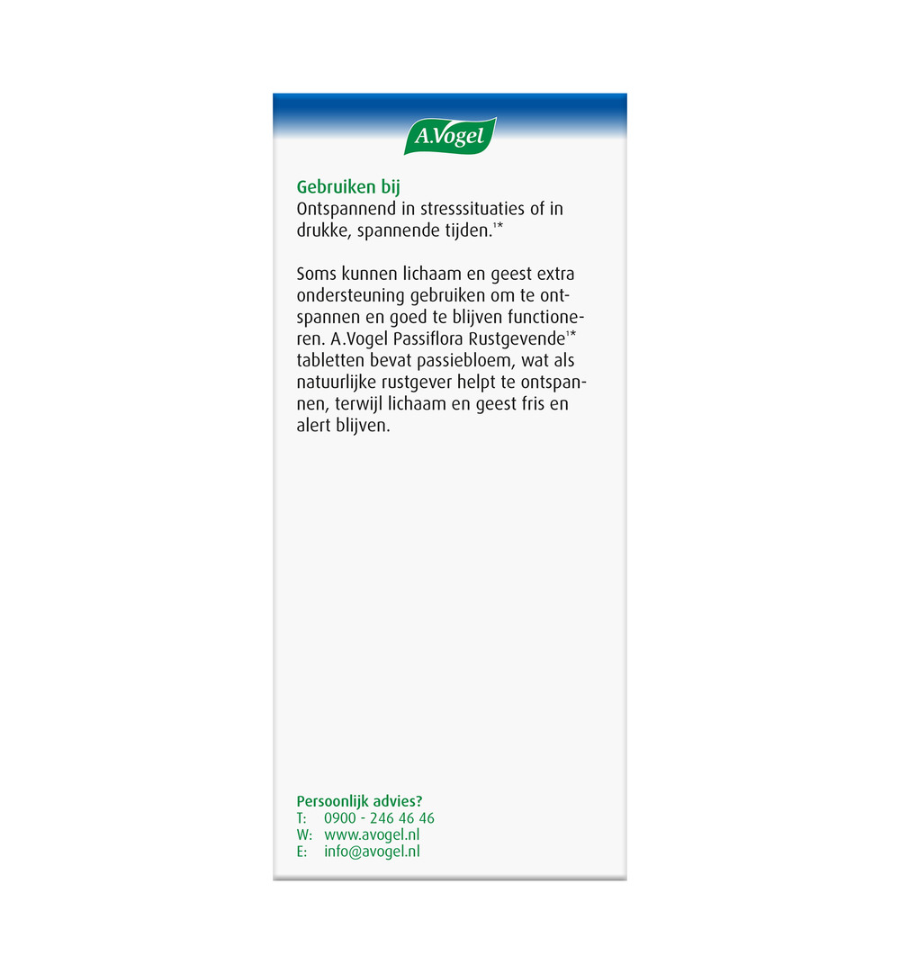 A.Vogel Passiflora rustgevend (200 tabletten) - image 3