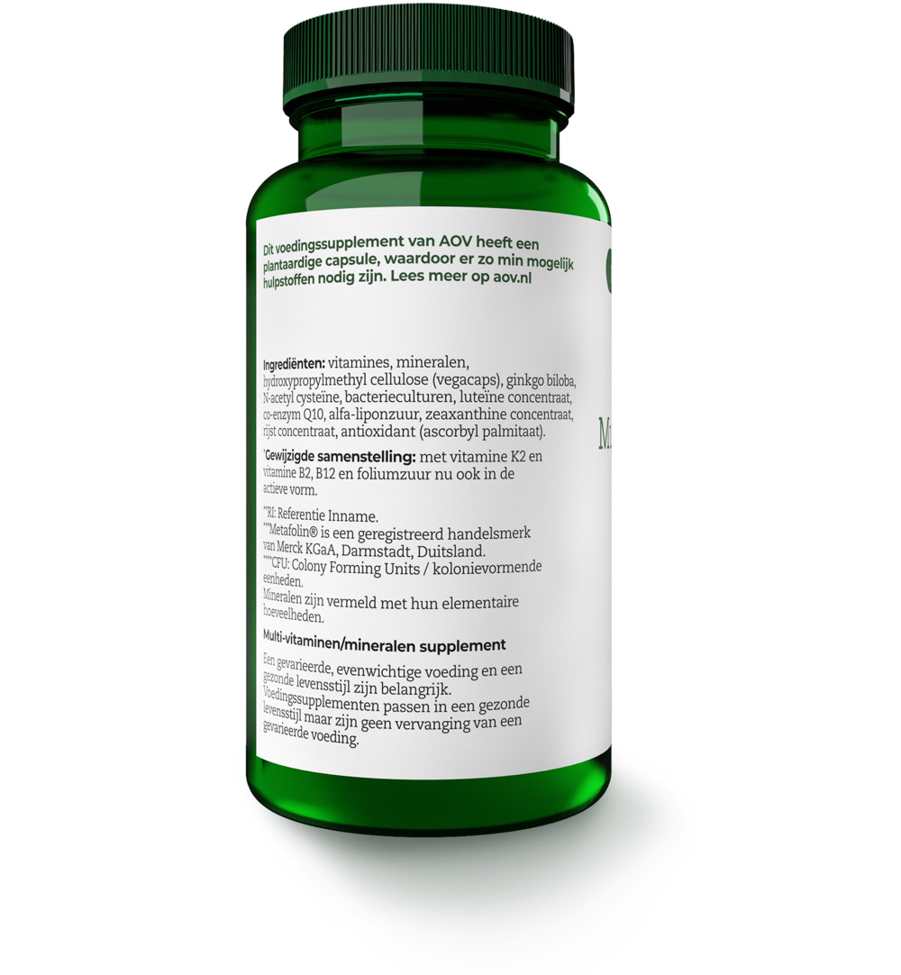 Aov 112 Multi Probiotica 50+ (60 vega capsules) - image 3