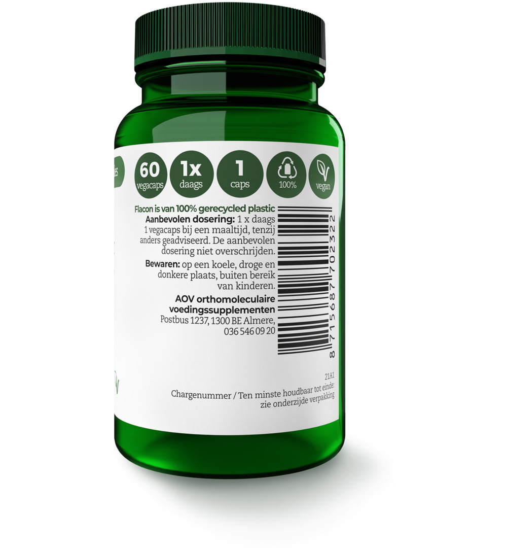 AOV 232 Foliumzuur 400mcg (60 vega capsules)