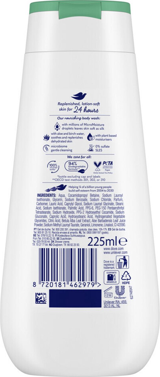 Dove Shower advanced hydrating (225 ml)
