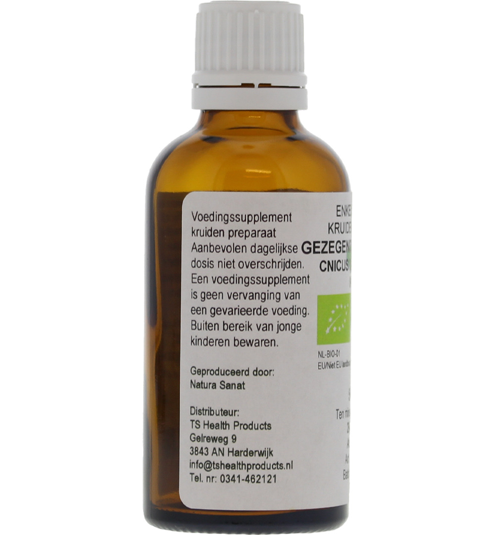 Natura Sanat Cnicus benedictus / gezegende distel tinctuur bio (50 ml)