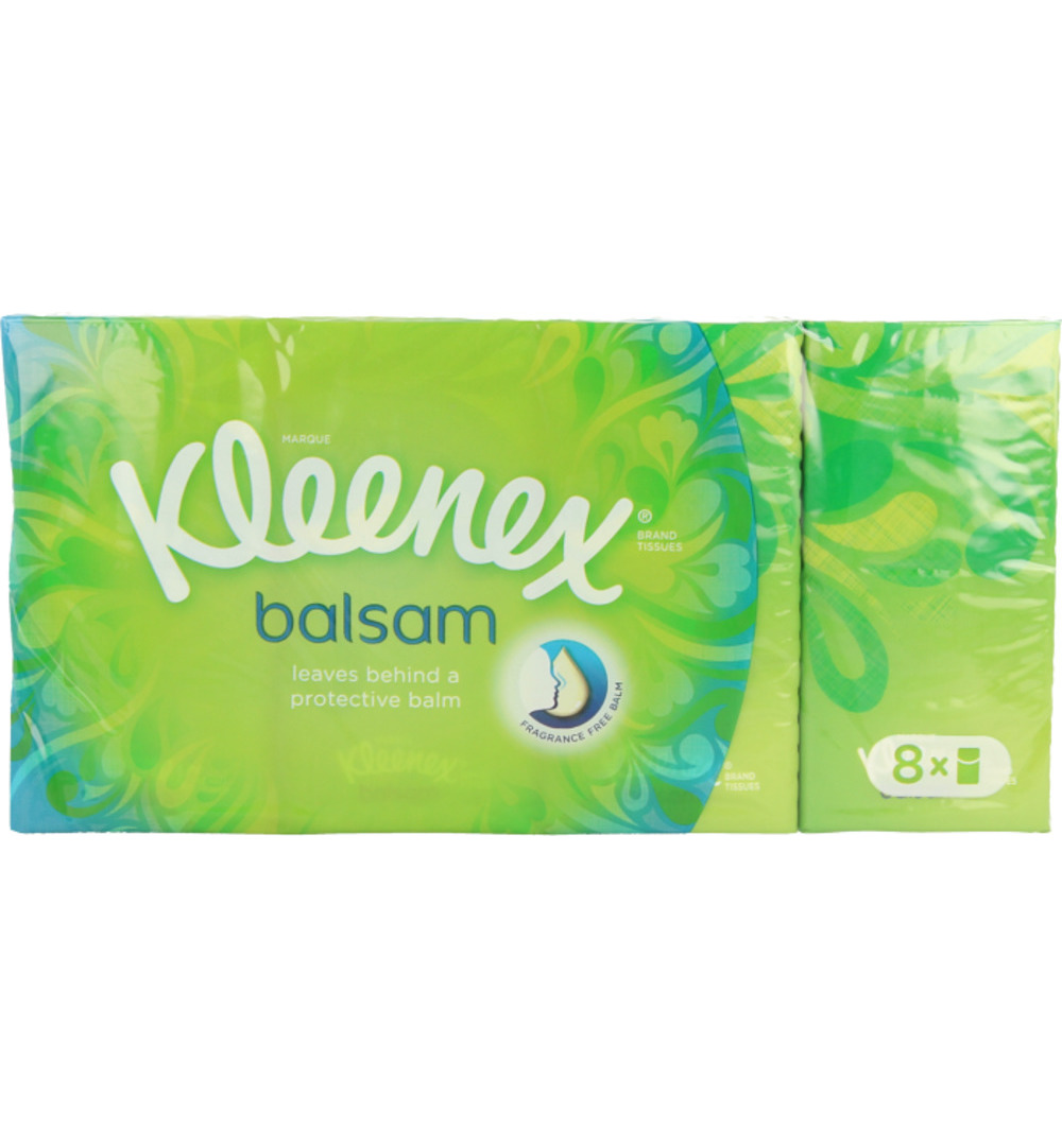 Kleenex Balsam zakdoekjes (8 x 9 stuks)