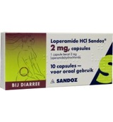 Sandoz Loperamide 2mg (10 capsules)