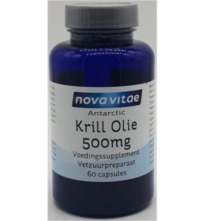 Nova Vitae Antarctic Krill Olie 500 Mg (60 capsules)
