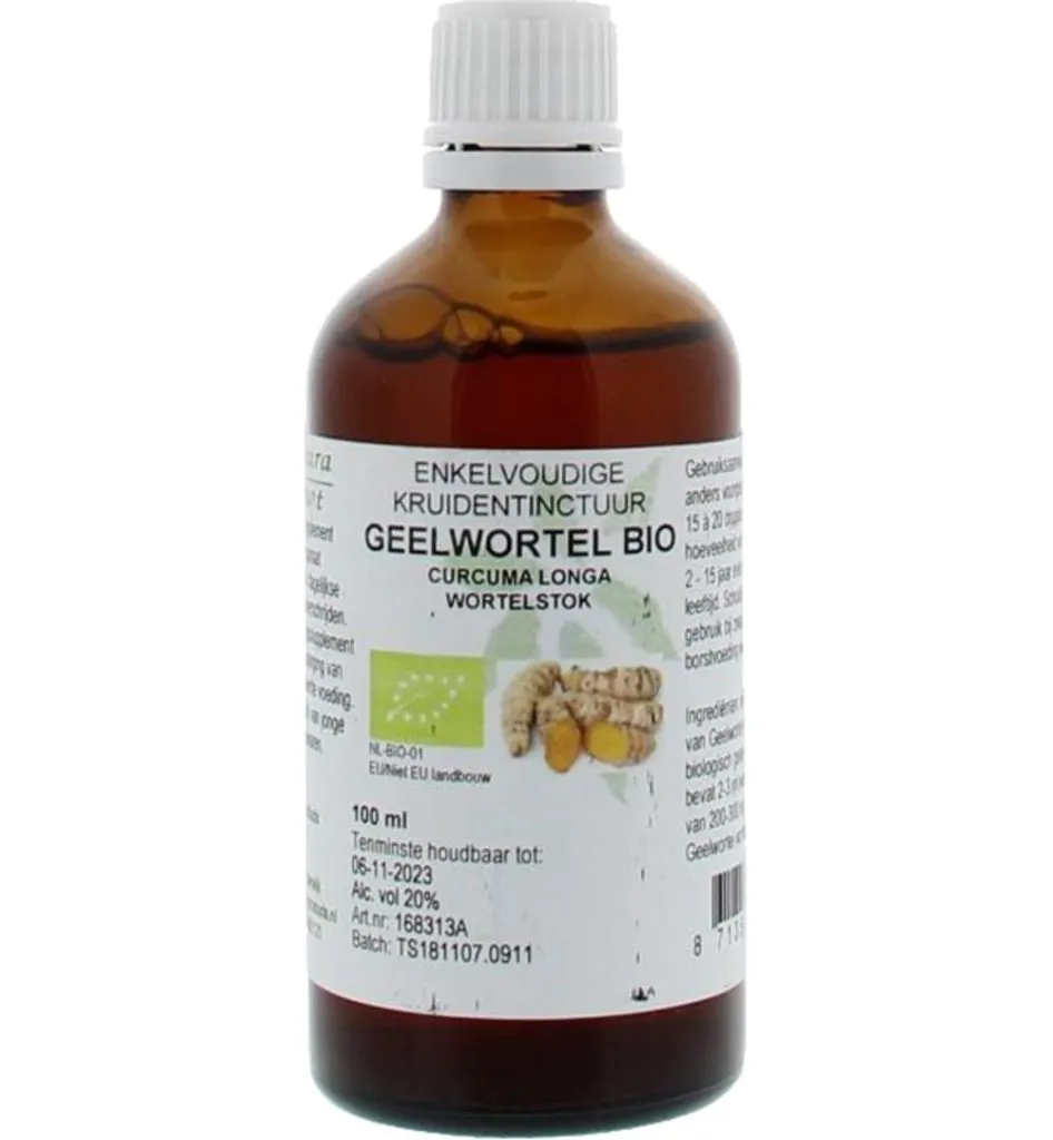 Natura Sanat Curcuma longa / geelwortel tinctuur bio (100 ml)