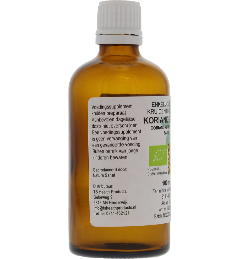 Natura Sanat Coriandrum sativum / koriander tinctuur bio (100 ml)