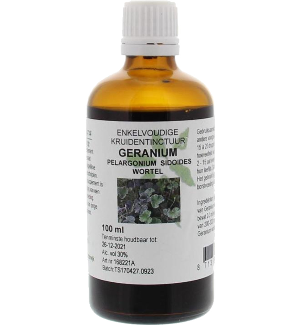 Natura Sanat Pelargonium / geraniumwortel tinctuur (100 ml)