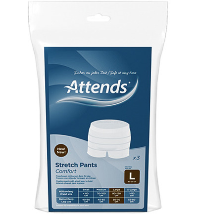 Attends Stretchpants Comfort Maat L (3 Stuks)