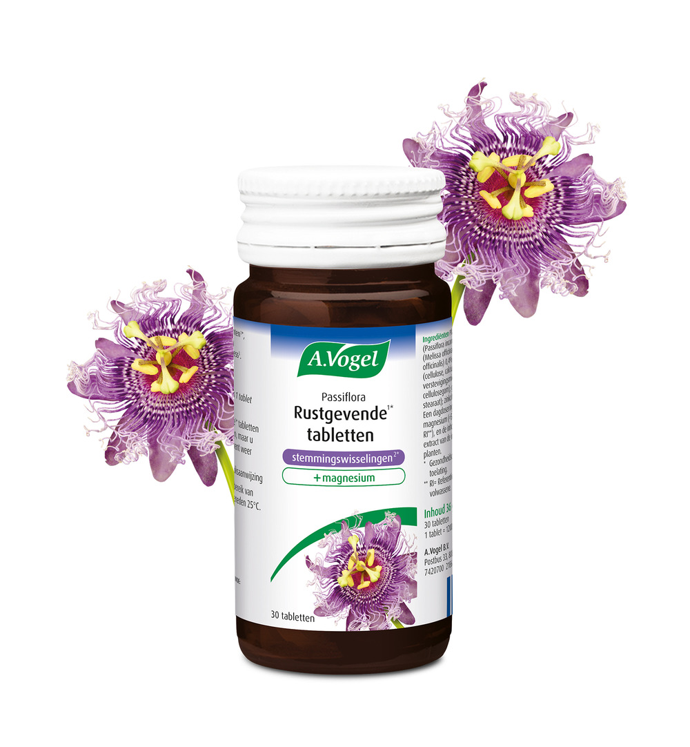 A.Vogel Passiflora rustgevende tabl. stemmingswisselingen (30 tabletten)