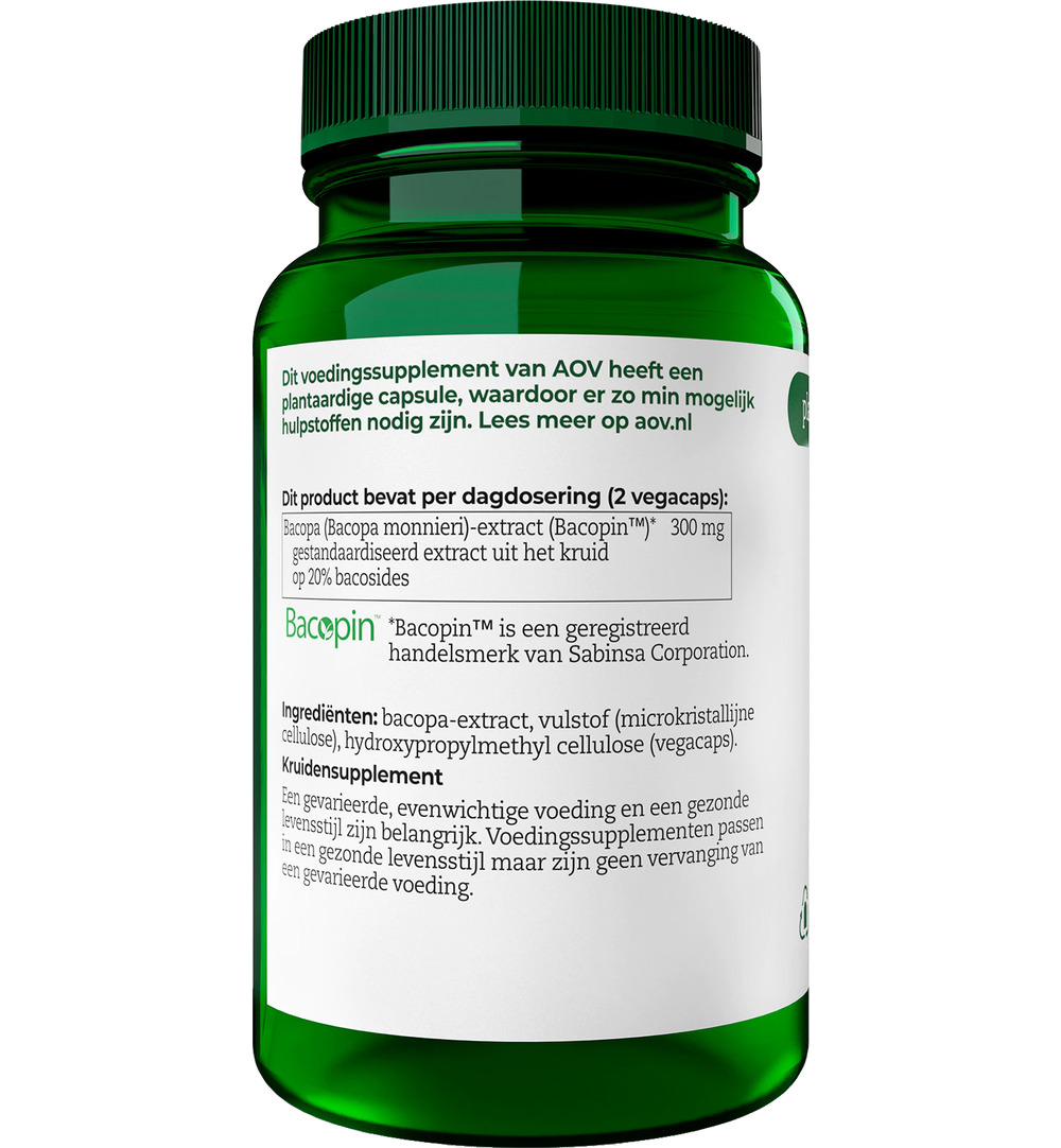 AOV 834 Bacopa (60 vega capsules)