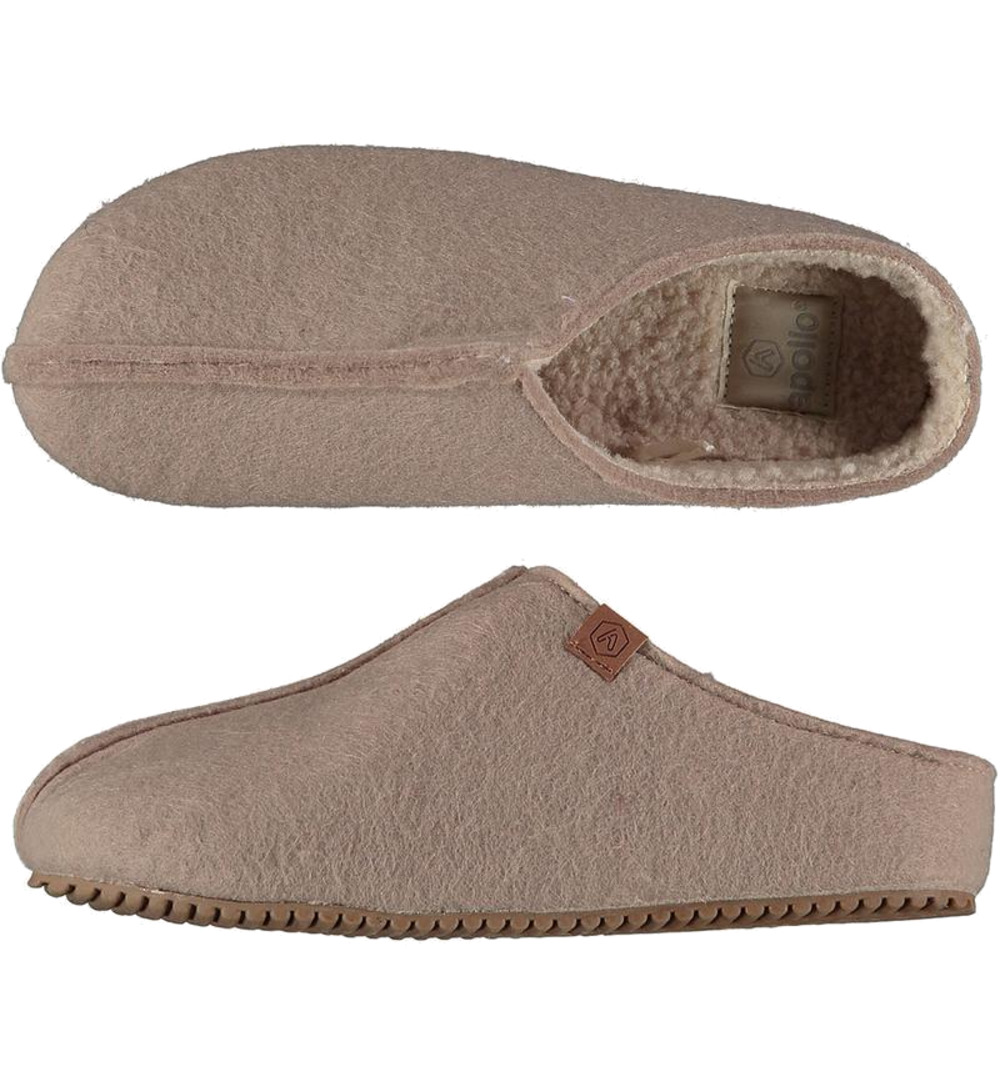 Apollo Zweedse slof beige maat 41/42 dames (1 paar)