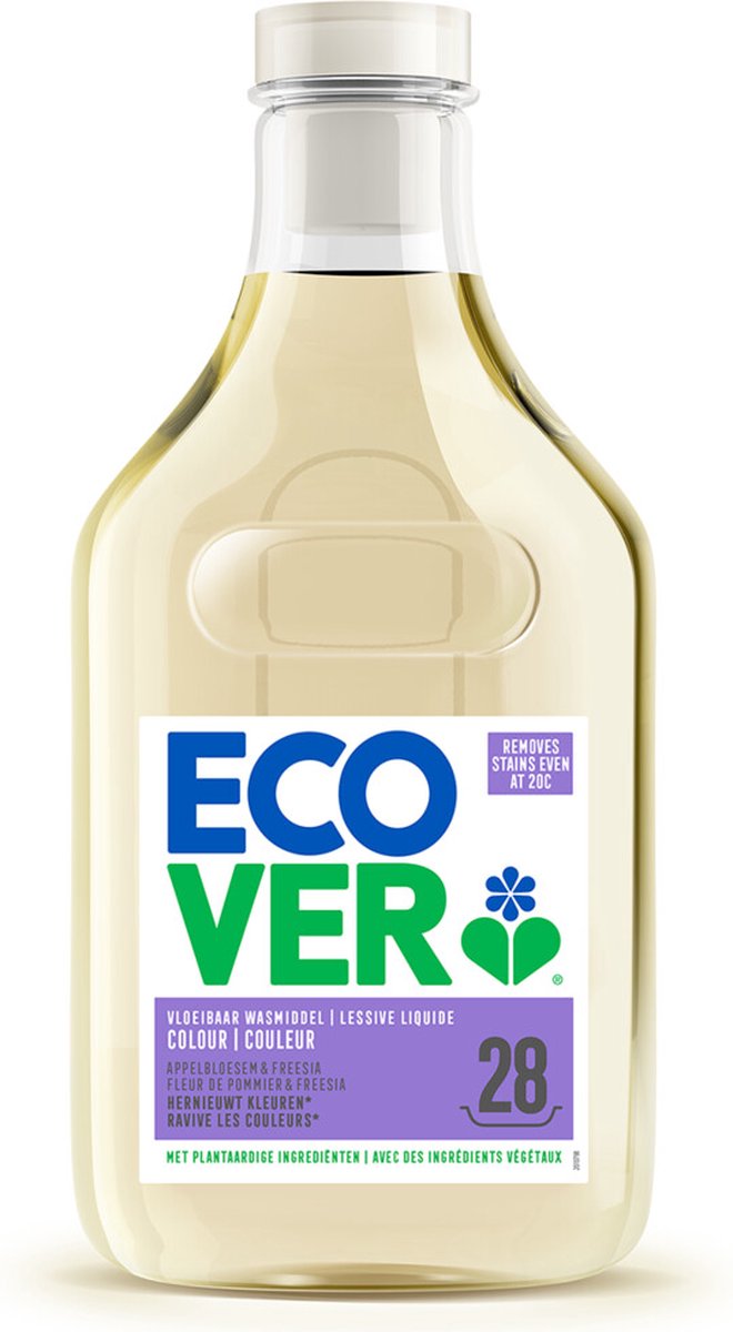 Ecover Wasmiddel Color Appelbloesem & Freesia (1430 ml)