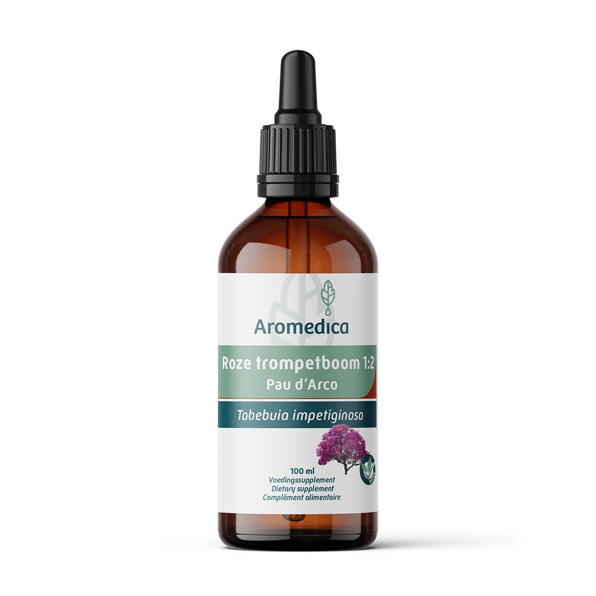Aromedica Roze trompetboom 1:2 Pau d'Arco Tabebuia impetiginosa Bes (100 ml)