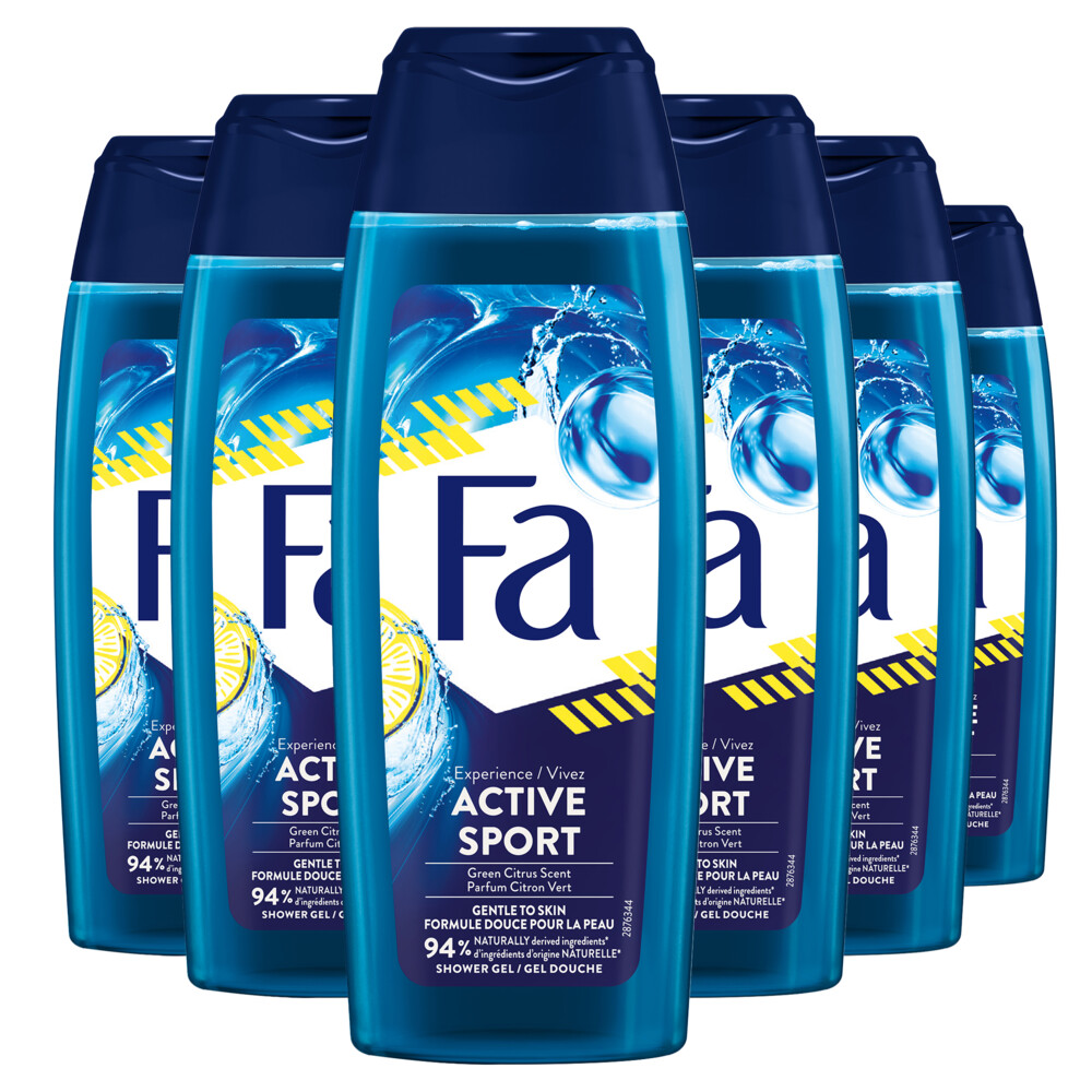 6x Fa Douche sport (250 ml)