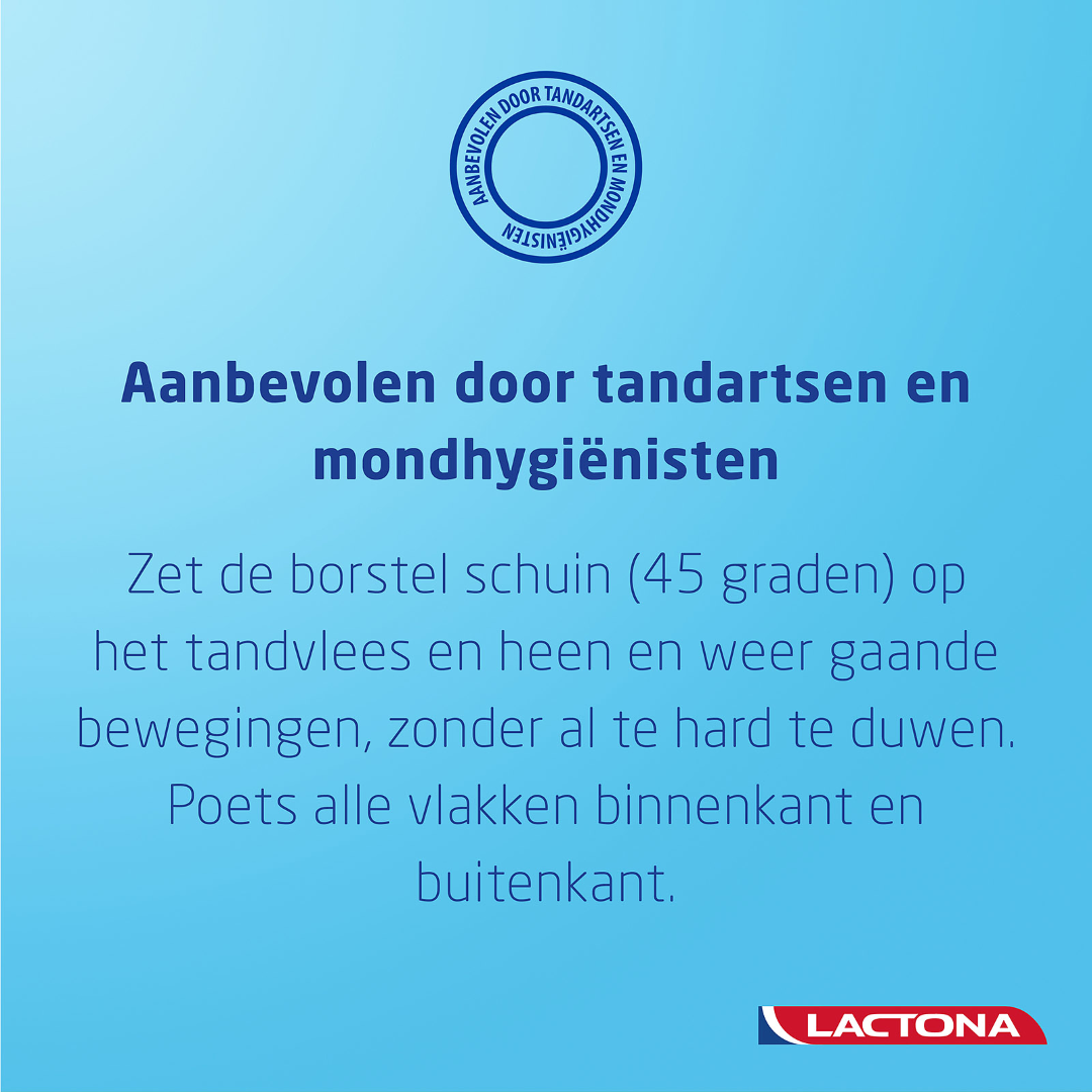 Lactona Tandenborstel M40 medium duo (2 stuks) - image 2