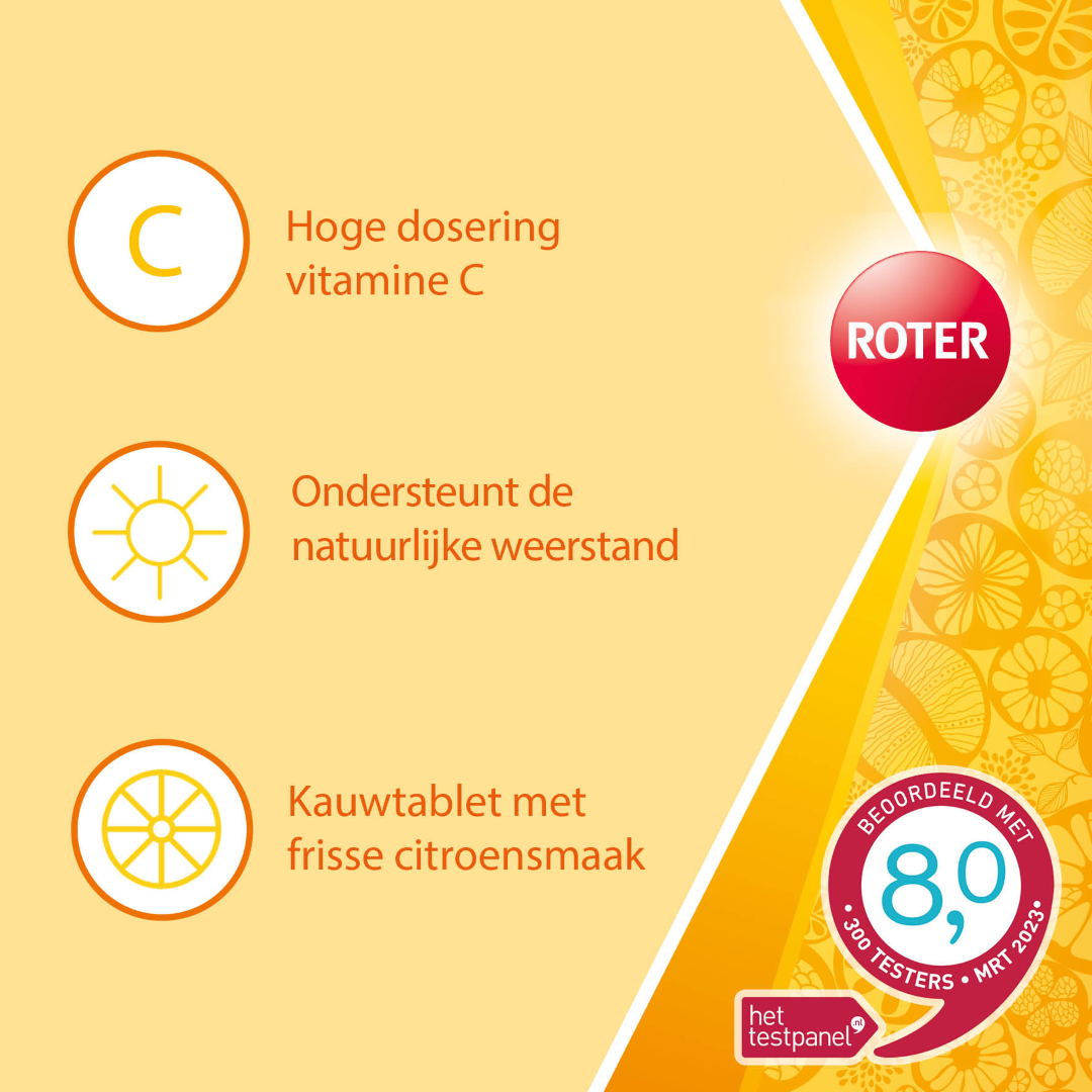 Roter Vitamine C 1000 mg sterk (50 kauwtabletten) - image 2