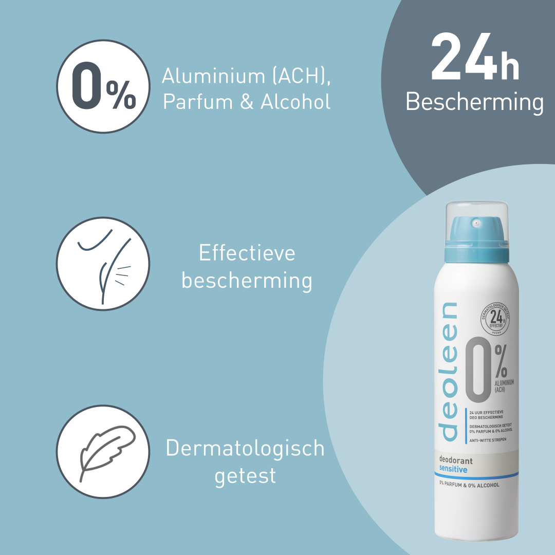 Deoleen Deodorant spray 0% sensitive (150 ml) - image 2