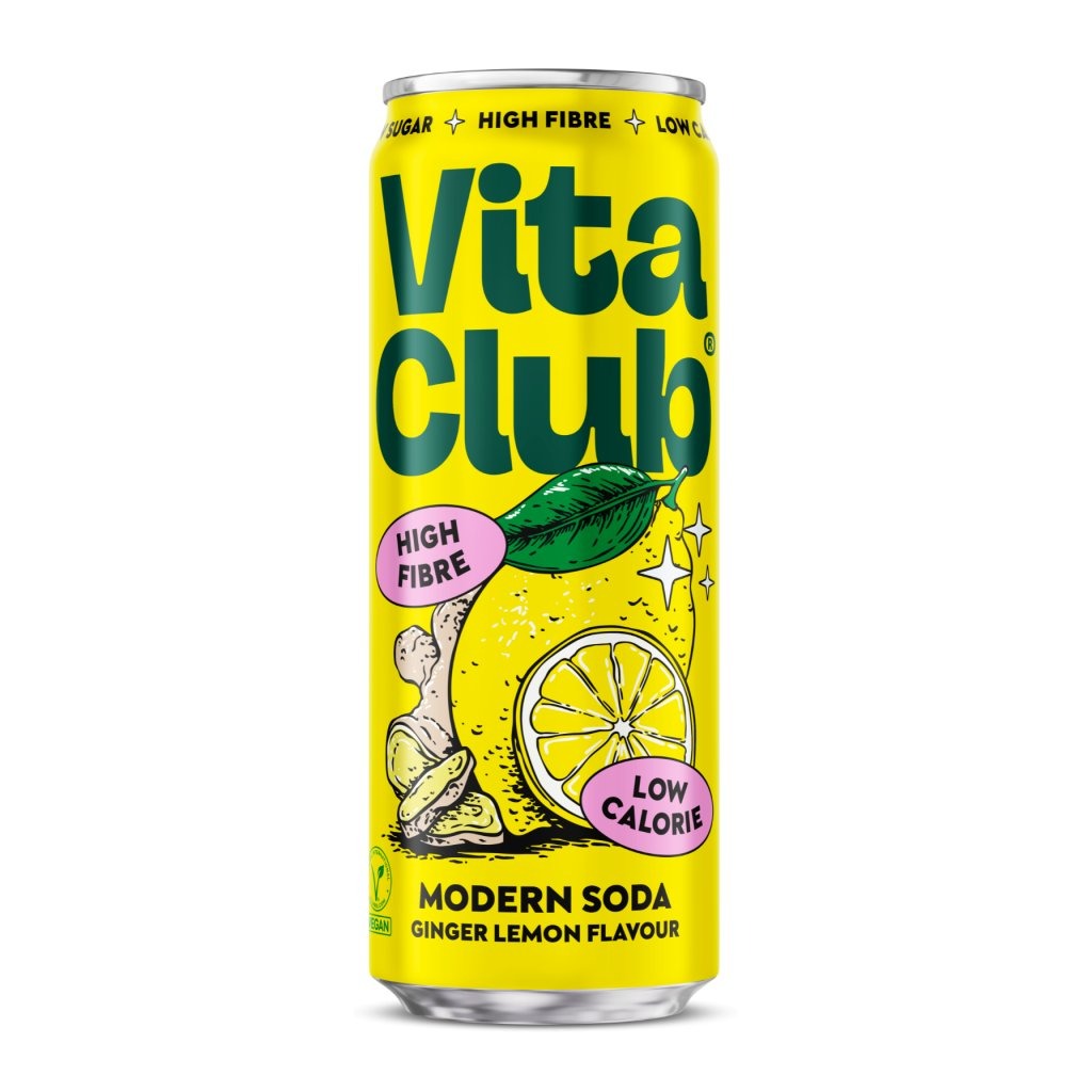 Vita Club Soda Ginger Lemon (330 ml)