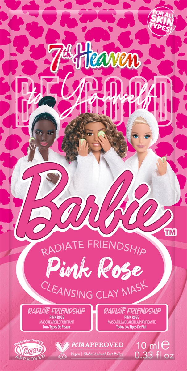 Montagne Jeunesse 7th Heaven Mask Barbie Clay Pink Rose (1 stuk)