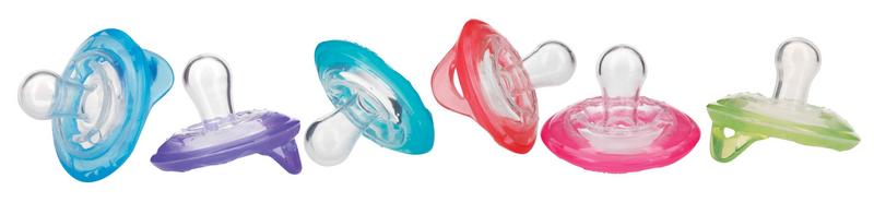 Nuby Natural Flex Cherry Fopspeen 0-6 Maanden (2 stuks)