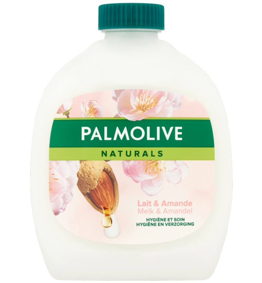 Palmolive Vloeibare zeep melk & amandel navulling (300 ml)
