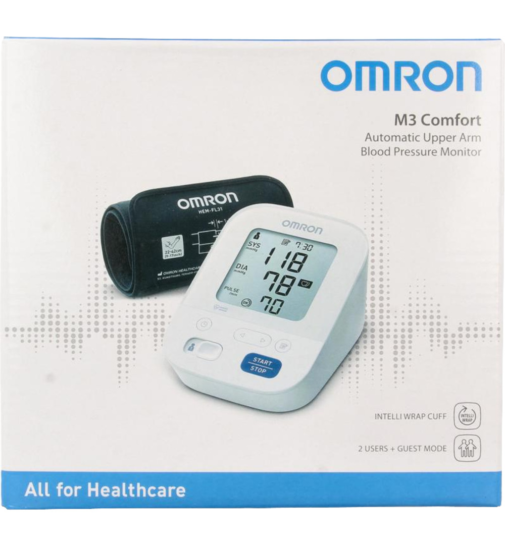 Omron Bloeddrukmeter OMR-M3COMF (1 stuk)