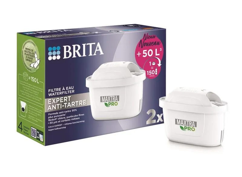 Brita Waterfilterpatroon maxtra pro kalk expert 2-pack (2 stuks)