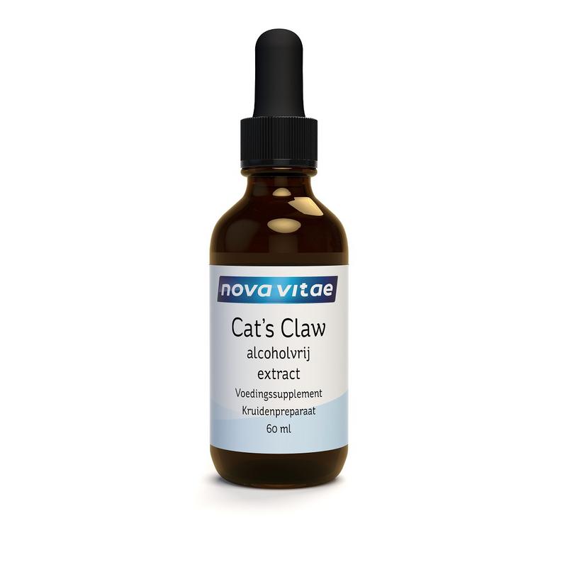 Nova Vitae Cat's claw extract alcoholvrij (60 ml)