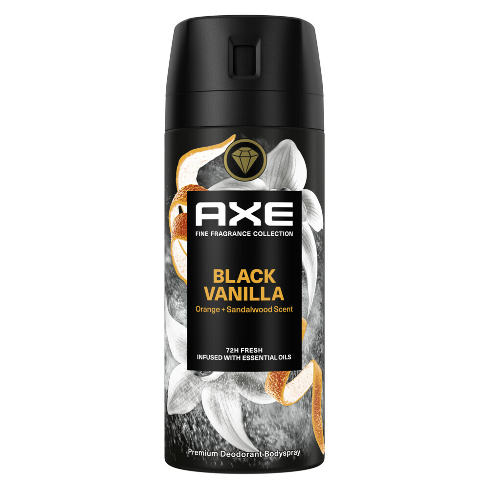 Axe Bodyspray Black Vanilla (150 ml)