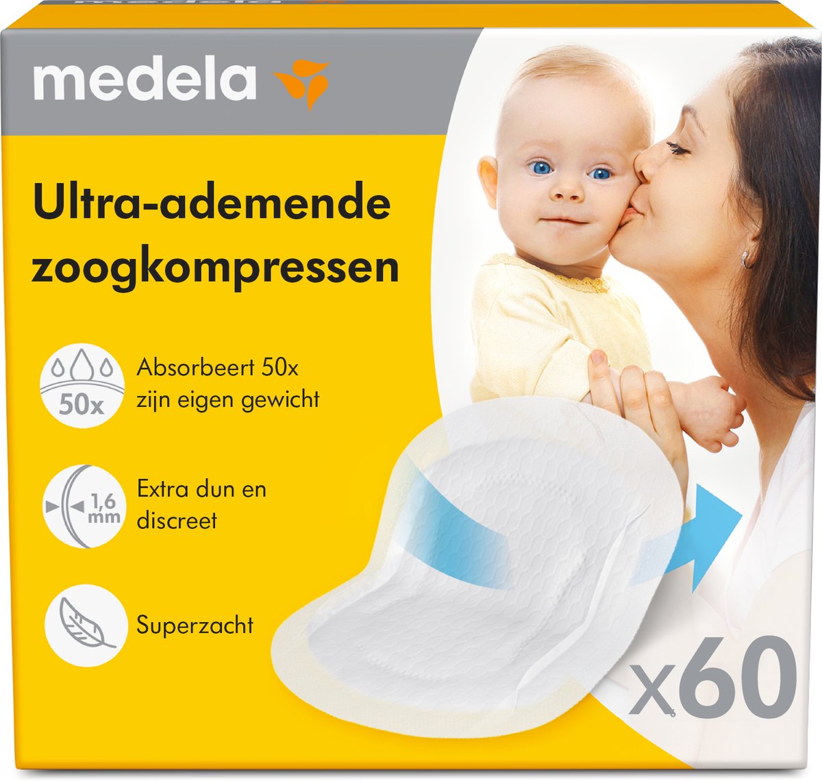 Medela Zoogcompressen ultra ad (60 stuks)