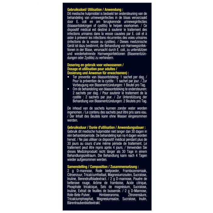 Lucovitaal Blaasontsteking D-mannose Direct (6 sachets)