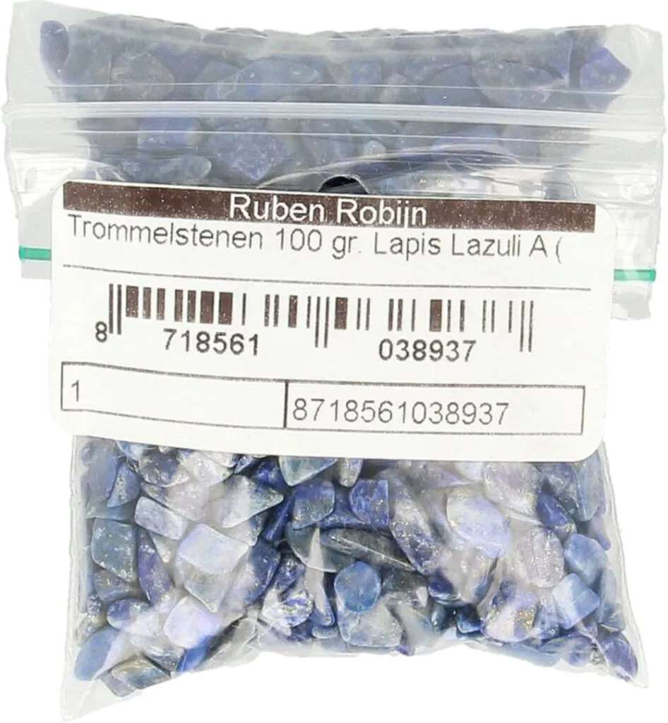 Ruben Robijn Trommelstenen lapis lazuli A maat 1 (100 gr)