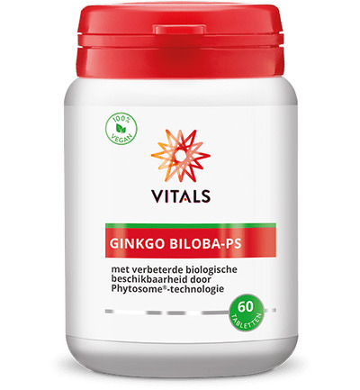 Vitals Ginkgo biloba PS 480 mg (60 tabletten)