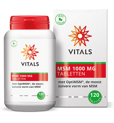 Vitals MSM zwavel 1000 mg (120 tabletten)