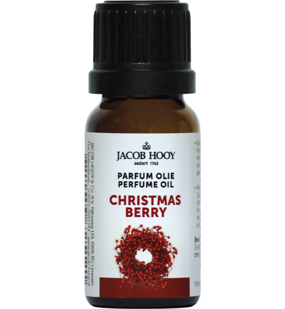 Jacob Hooy Parfum olie Christmas berry (10 ml)