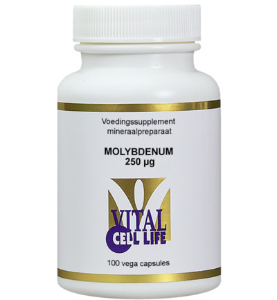 Vital Cell Life Molybdenum 250 mcg (100 vega capsules)