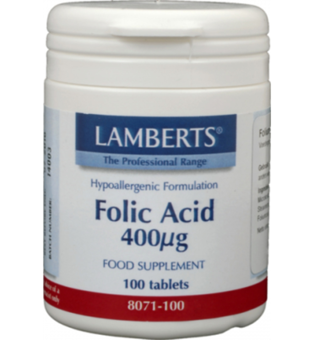 Lamberts Vitamine B11 400mcg (100 tabletten)