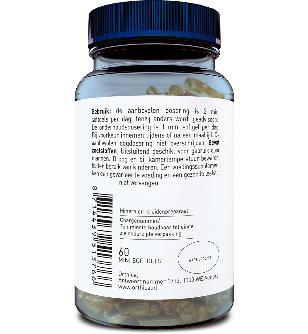 Orthica Prostaat support (60 softgels) - image 2