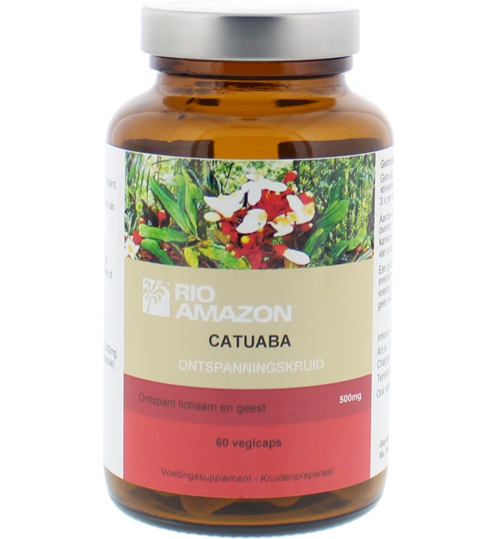 Rio Catuaba ontspanningskruid maandverp (60 capsules)