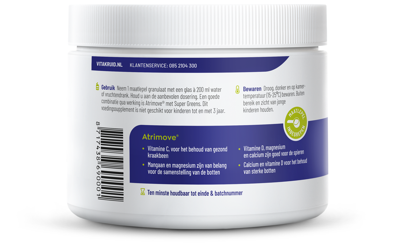Vitakruid Atrimove® Glucosamine Chondroïtine Msm Complex (440 gr)