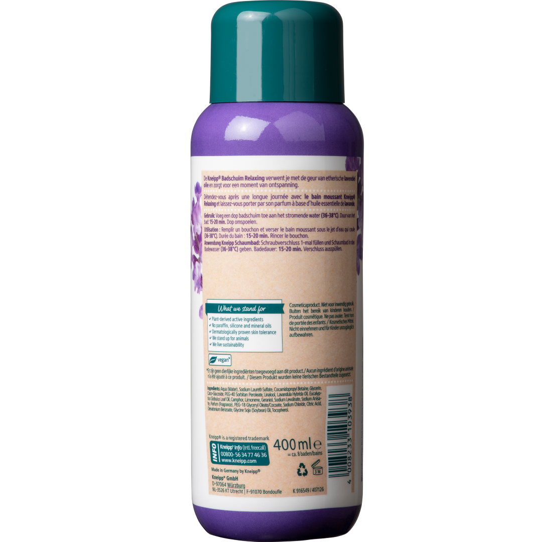 Kneipp Badschuim relaxing lavendel (400 ml)