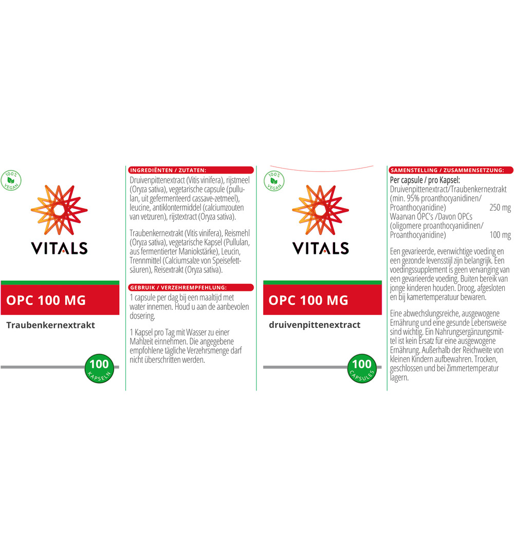 Vitals OPC 100 mg (100 capsules) - image 3