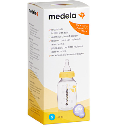 Medela Melkfles slow flowspeen (150 ml)