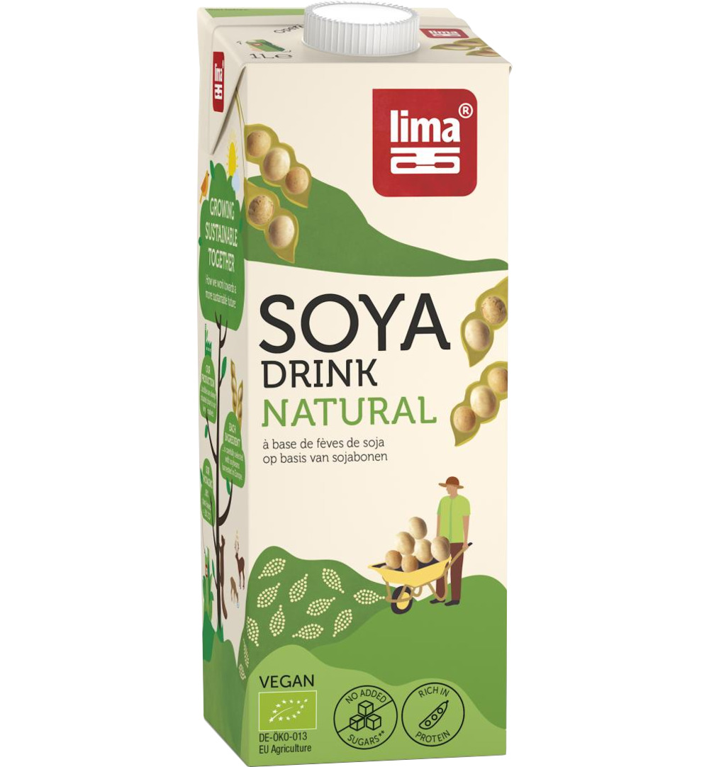 Lima Soya Drink Natural Bio (1000 ml)