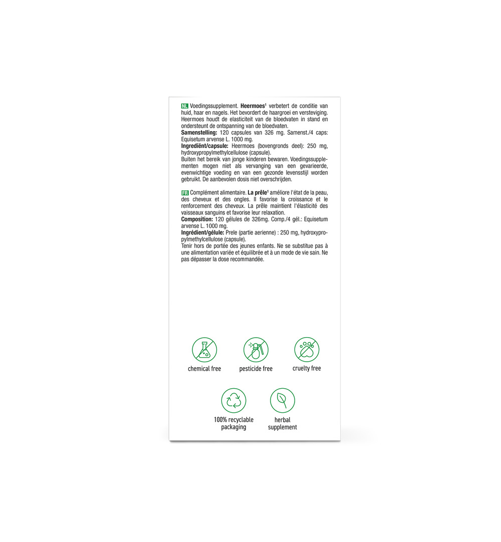 Purasana Heermoes/Prele Vegan Bio (120 vega capsules) - image 2