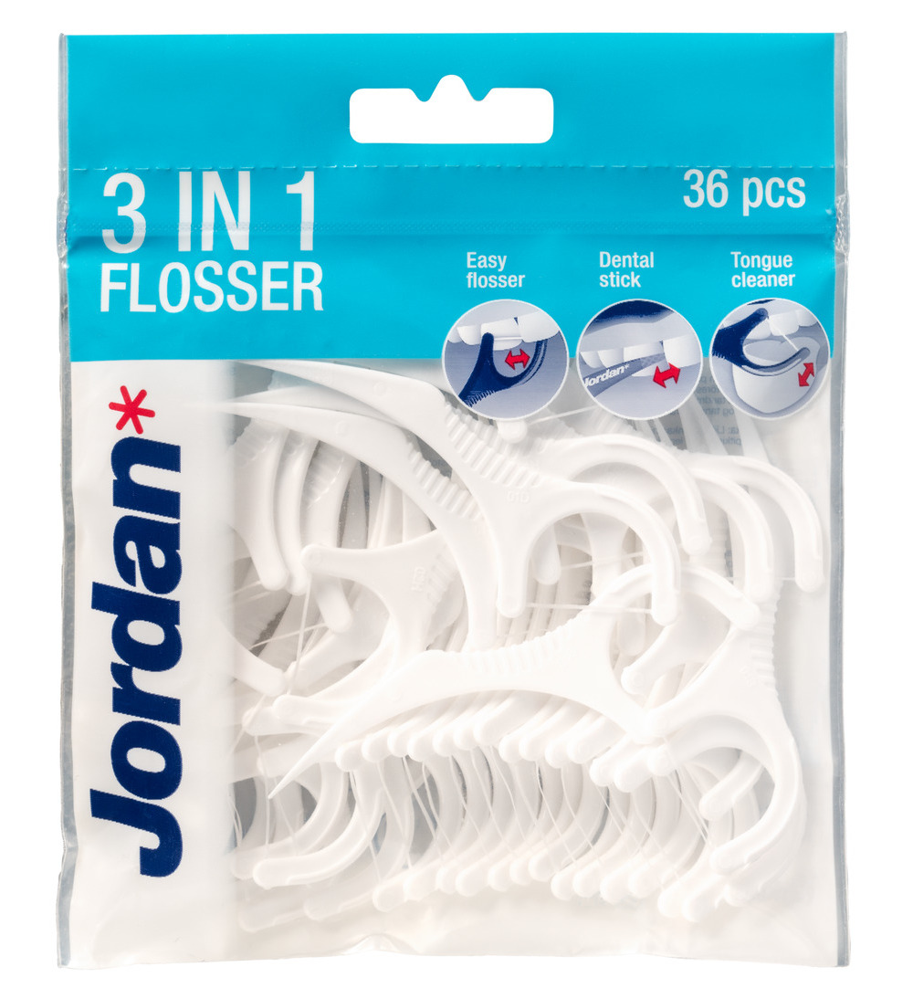 Jordan Flosser 3-in-1 (36 stuks)