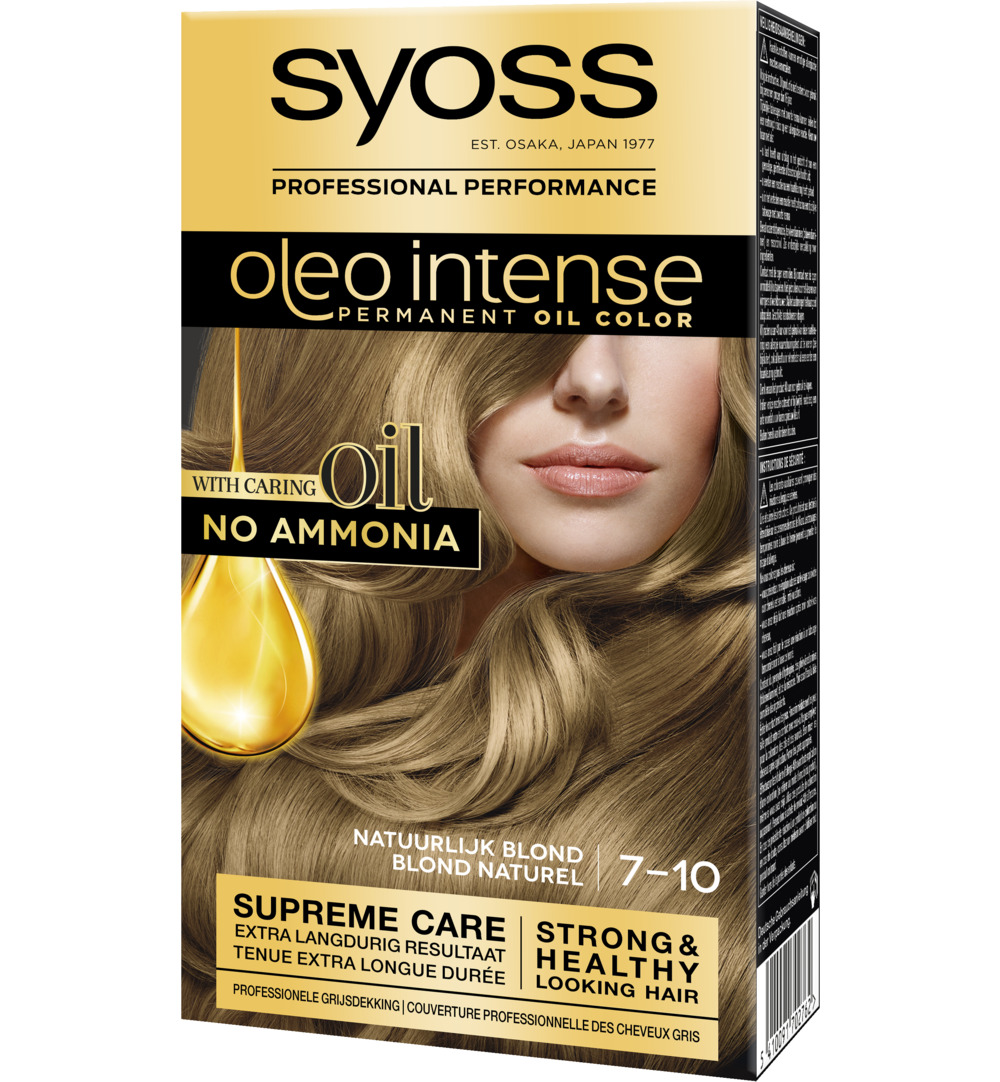 Syoss Color Oleo Intense 7-10 Natuurlijk Blond Haarverf (1 set)