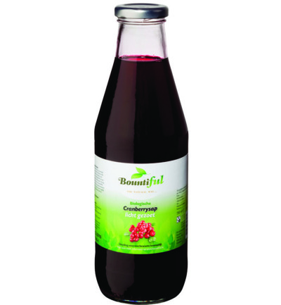Bountiful Cranberry sap gezoet bio (750 ml)