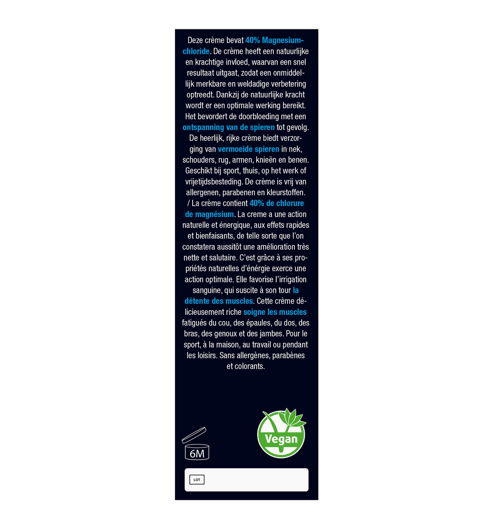 Lucovitaal Magnesium 40% Forte Crème (75 ml) - image 4