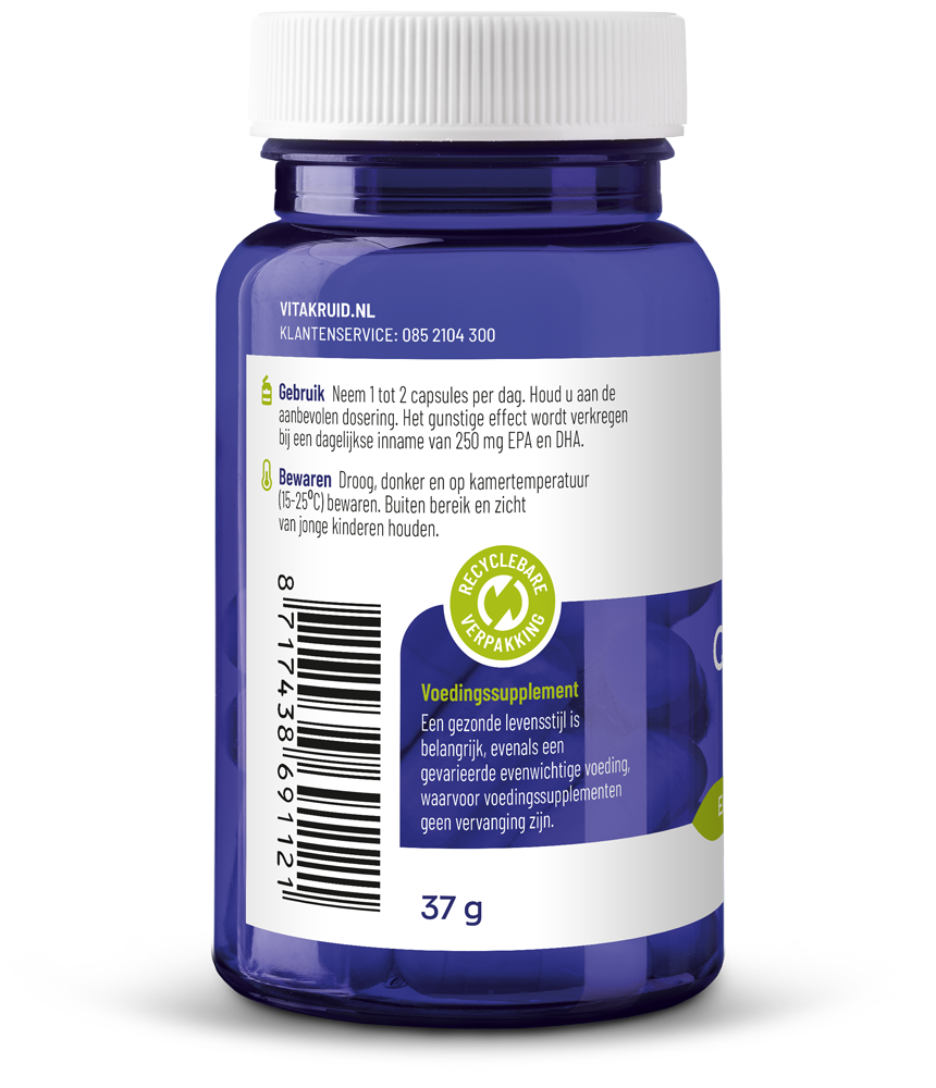 Vitakruid Q10 Ubiquinol 50 Mg & Omega 3 450 Tg (60 Capsules)
